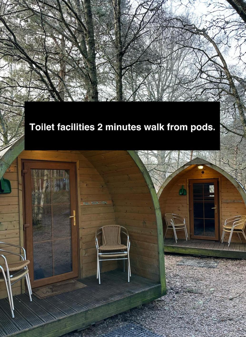 Pine Marten Bar Glenmore Pods Aviemore Exterior foto